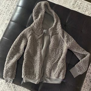Sherpa hooded jacket
